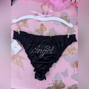 Angel panty with rhinestones